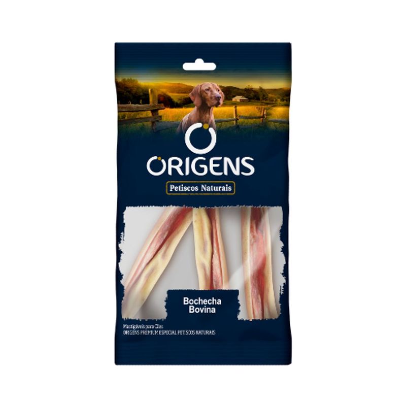 Petisco Natural Origens Bochecha Bovina para C es 15g 0