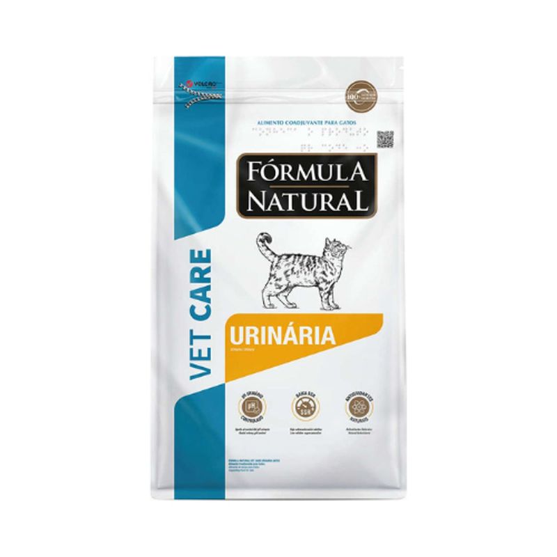 Ra  o Seca F rmula Natural Vet Care Urin ria para Gatos Adultos 1 5kg 0