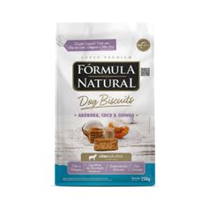 Biscoitos Fórmula Natural Dog Biscuits para Cães Adultos Abóbora, Coco e Quinoa 250g
