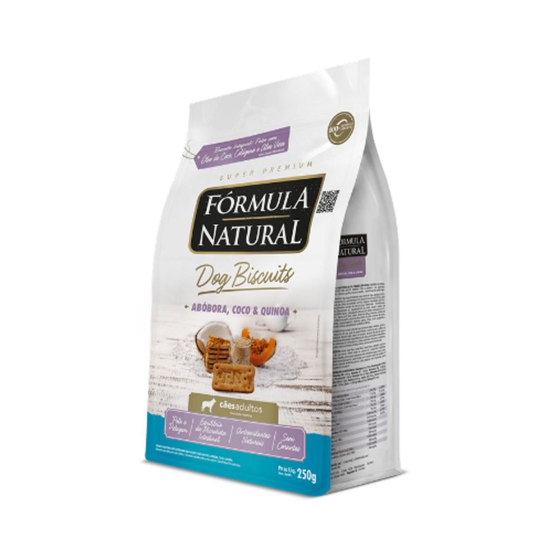 Biscoitos F rmula Natural Dog Biscuits para C es Adultos Ab bora  Coco e Quinoa 250g 1