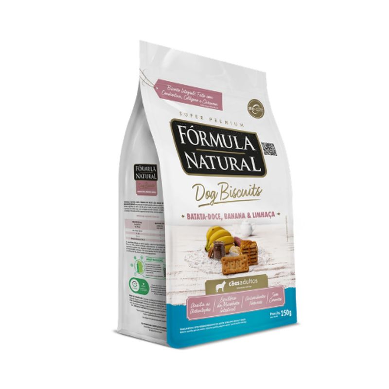 Biscoitos F rmula Natural Dog Biscuits para C es Adultos Batata Doce  Banana e Linha a 250g 1