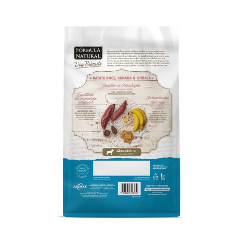 Biscoitos F rmula Natural Dog Biscuits para C es Adultos Batata Doce  Banana e Linha a 250g 3
