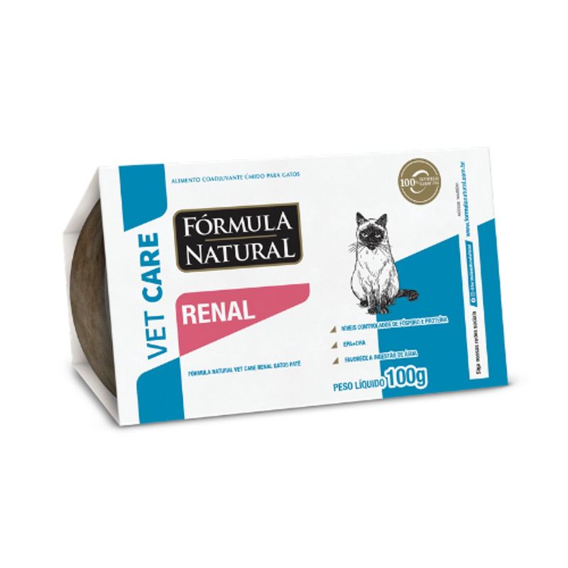 Ra  o  mida F rmula Natural Vet Care Renal para Gatos 100g 0