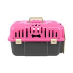 Caixa de Transporte Furac o Pet Joy N2 para C es e Gatos Rosa 2