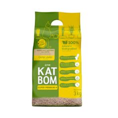 Granulado Higiênico Katbom Capim Limão para Gatos 3kg