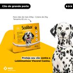 Coleira Scalibor 25g Contra Mosquitos Vetores da Leishmaniose C es Porte Grande 65cm MSD Sa de Animal 1