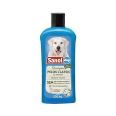 Shampoo Sanol Dog Pelos Claros para Cães 500ml
