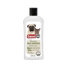 Shampoo Sanol Dog Pele Sensível para Cães e Gatos 500ml