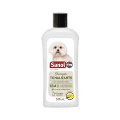 Shampoo Sanol Dog Tonalizante de Pelos Claros para Cães 500ml