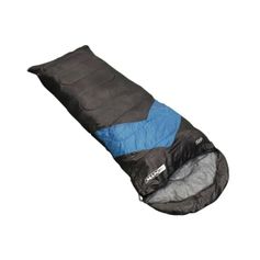 Saco de Dormir Náutika Viper Solteiro Preto e Azul 2,10x0,75cm
