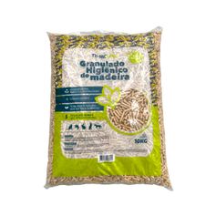 Granulado Higiênico de Madeira TimbóPet Natural para Gatos 10kg