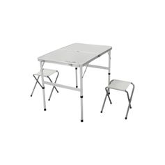 Conjunto Náutika Domo Mesa com 2 Banquetas Dobrável