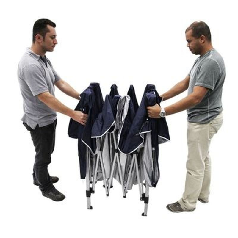 Gazebo Articulado N utika Trixx Sanfonado Azul 3x3m 1
