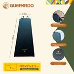 Colchonete Autoinfl vel Guepardo Smart para Camping Preto 1 83x0 51cm 1