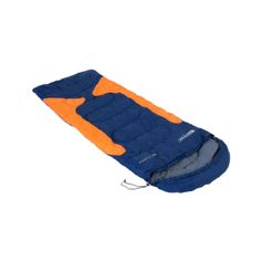Saco de Dormir Náutika Freedom Solteiro Azul e Laranja 2,10x0,75cm