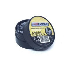 Chumbinho Náutika Míssil Energy 5.5 mm para Carabinas de Média e Alta Pressão - Contém 125 unidades