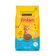 Ração Seca Friskies para Gatos Filhotes Frango, Leite e Cenoura 10,1kg