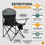 Cadeira Dobr vel Nautika Pandera com Dois Porta Copos Camuflado 3