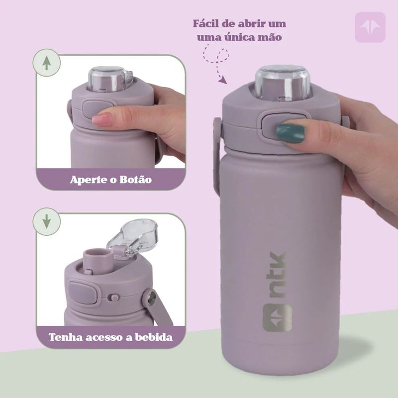 Garrafa T rmica N utika Isomax Teen Roxo 350ml 1
