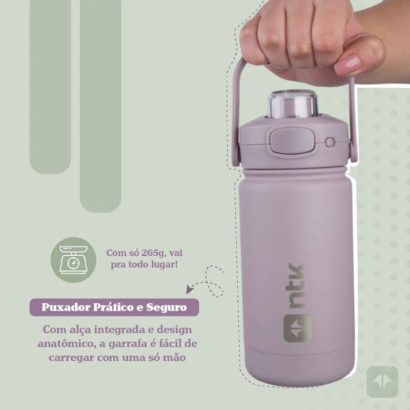 Garrafa T rmica N utika Isomax Teen Roxo 350ml 2