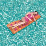 Colch o Infl vel Bestway Copinhos com Apoio de Cabe a para Piscina Laranja 6