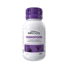 Suplemento Nutripharme Ferrofood para Cães e Gatos 50ml