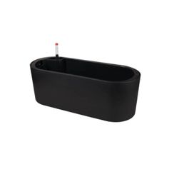 Vaso Mor Jardineira de Plástico cor Preto 42cm