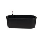 Vaso Mor Jardineira de Pl stico cor Preto 42cm 1
