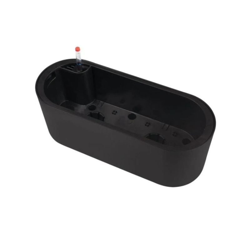 Vaso Mor Jardineira de Pl stico cor Preto 42cm 2
