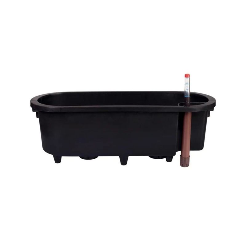 Vaso Mor Jardineira de Pl stico cor Preto 42cm 5