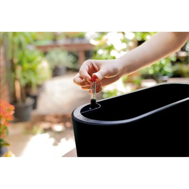 Vaso Mor Jardineira de Pl stico cor Preto 42cm 11