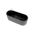Vaso Mor Jardineira de Pl stico cor Cinza 42cm  2