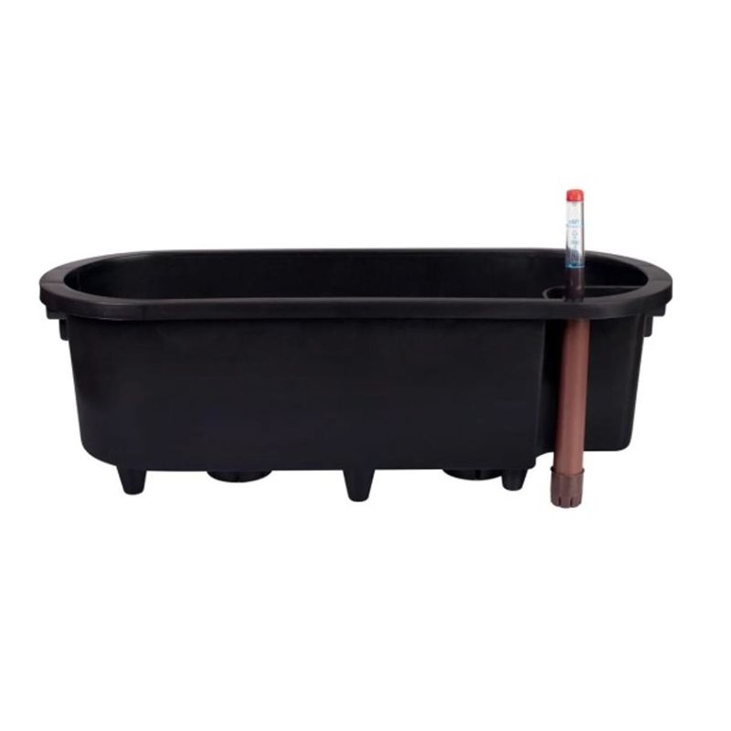 Vaso Mor Jardineira de Pl stico cor Cinza 42cm  7