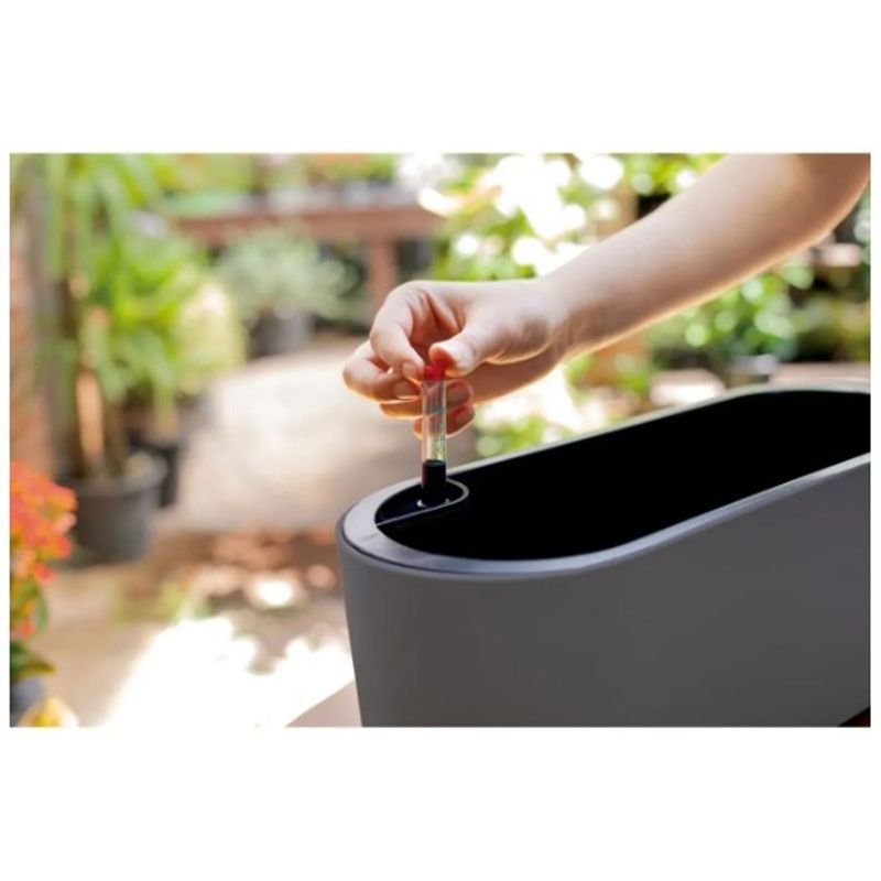 Vaso Mor Jardineira de Pl stico cor Cinza 42cm  10