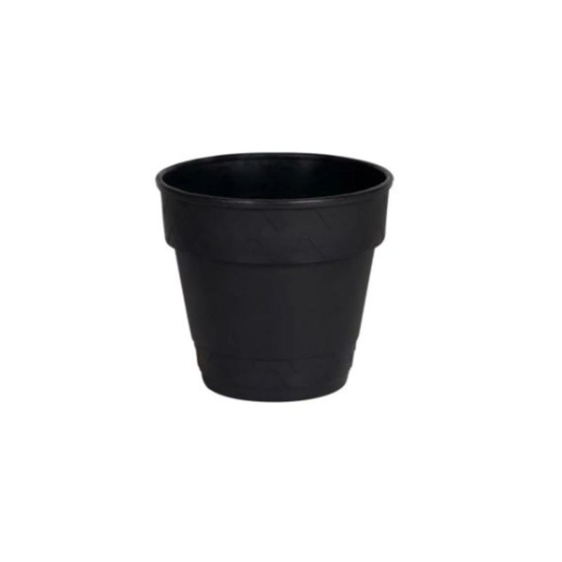 Vaso Mor de Pl stico 2 em 1 cor Preto 13cm 0