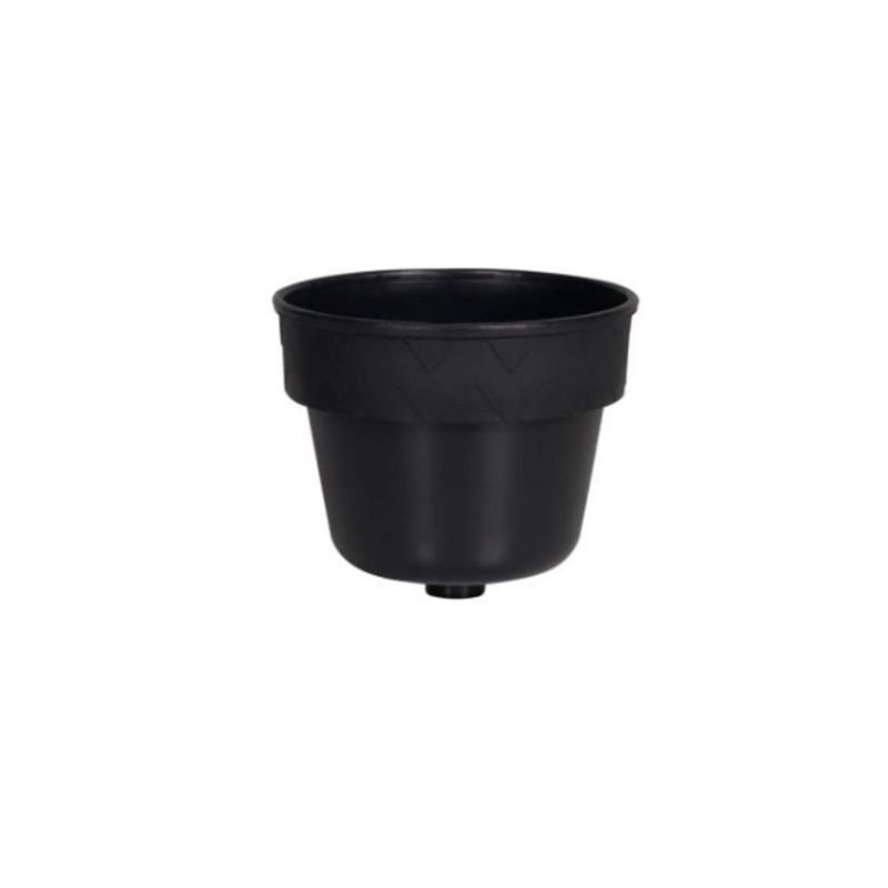 Vaso Mor de Pl stico 2 em 1 cor Preto 13cm 1