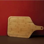T bua Mor Bamboo com Cabo 38 5cm x 20 5cm 5