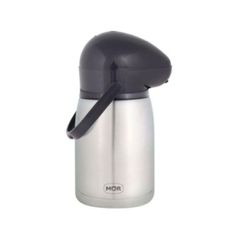 Garrafa Térmica de Pressão Mor Nobile Total Inox 1,3L