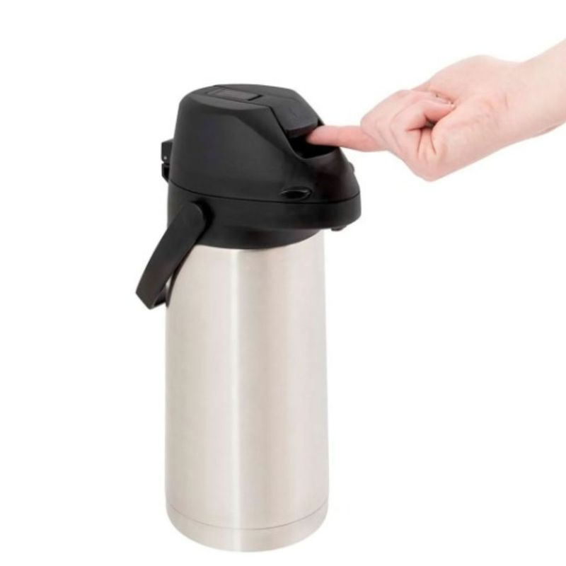 Garrafa T rmica de Press o Mor Total Inox Airpot com Alavanca 1 9L 7