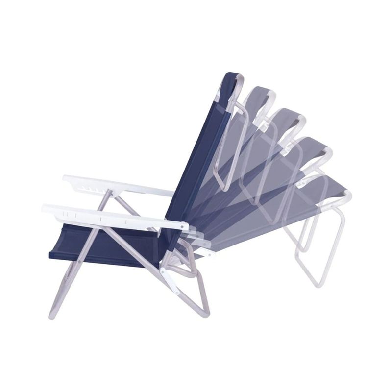 Cadeira Mor Reclin vel Summer Azul 3