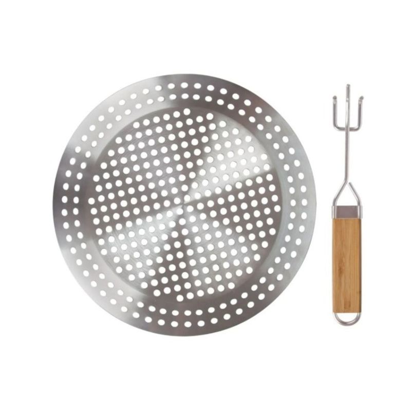 Frigideira Inox Mor para Grelhar 2 em 1 1