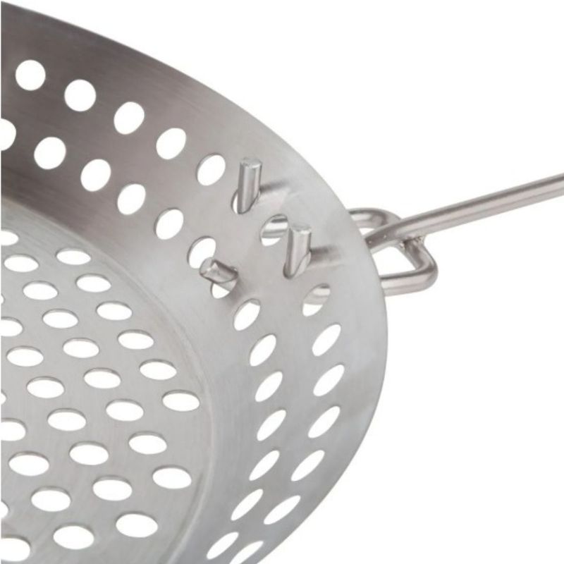 Frigideira Inox Mor para Grelhar 2 em 1 5