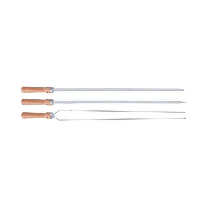 Conjunto Mor Espeto Alum nio 90cm 0