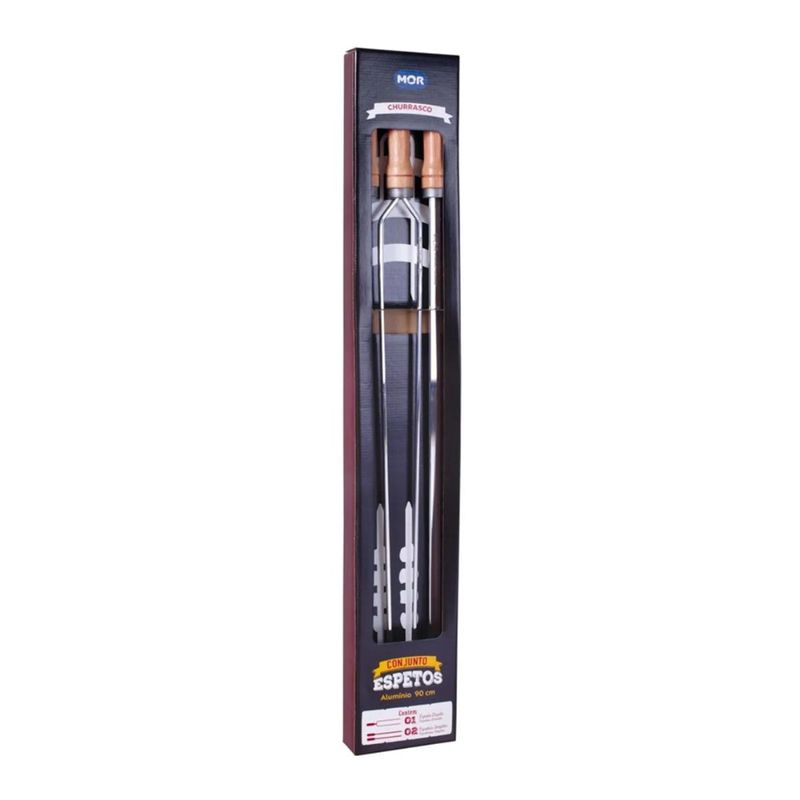 Conjunto Mor Espeto Alum nio 90cm 7