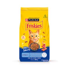 Ração Seca Friskies para Gatos Adultos Mar de Sabores 850g