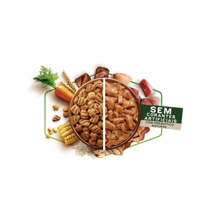 Ra  o Seca Dog Chow para C es Adultos Porte Mini e Pequeno Carne  Frango e Arroz 900g  4