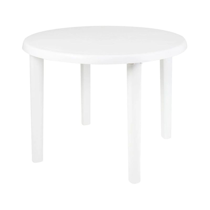 Mesa Pl stica Mor Redonda Desmont vel Branca 0