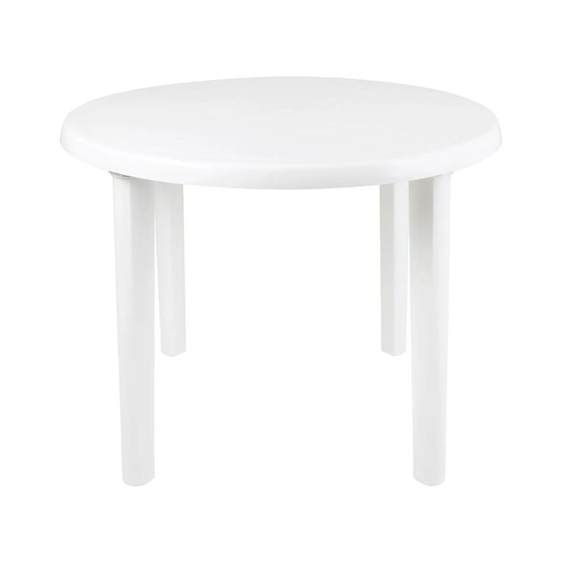 Mesa Pl stica Mor Redonda Desmont vel Branca 1