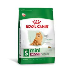 Ração Seca Royal Canin Mini Indoor Sênior para Cães Idosos 8+ Porte Pequeno 1kg
