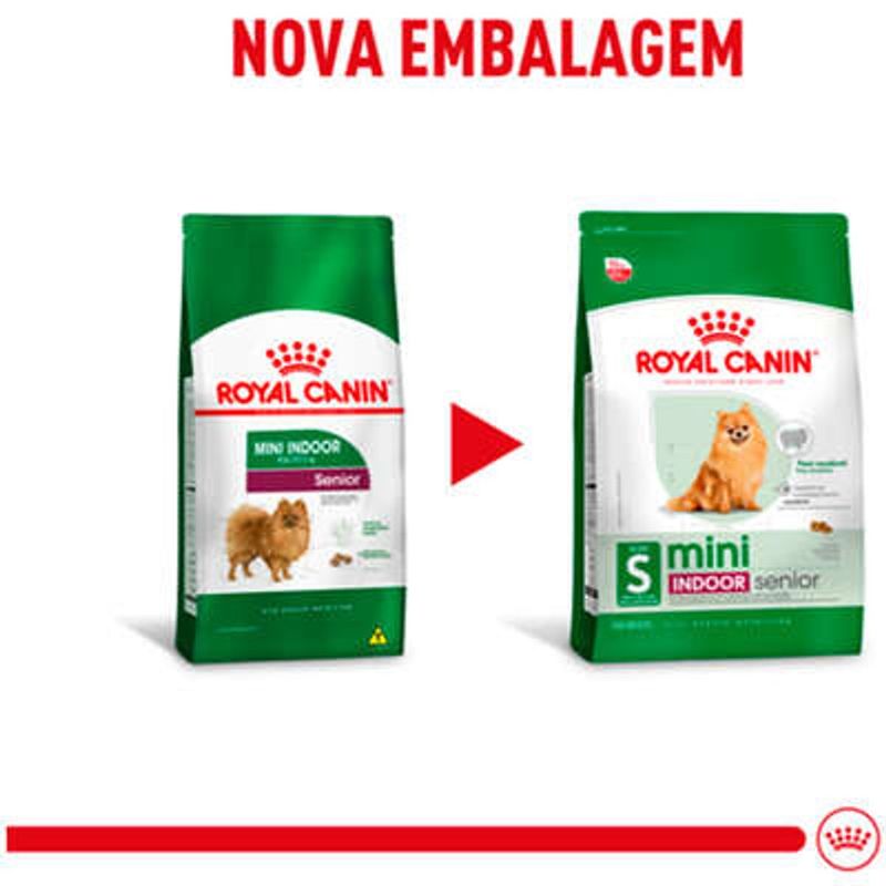 Ra  o Seca Royal Canin Mini Indoor S nior para C es Idosos 8  Porte Pequeno 1kg 1